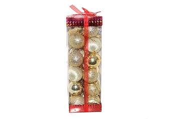SARVSIDDHIi 24 pc Christmas Tree Decorations Gift Pack - Balls, Bells