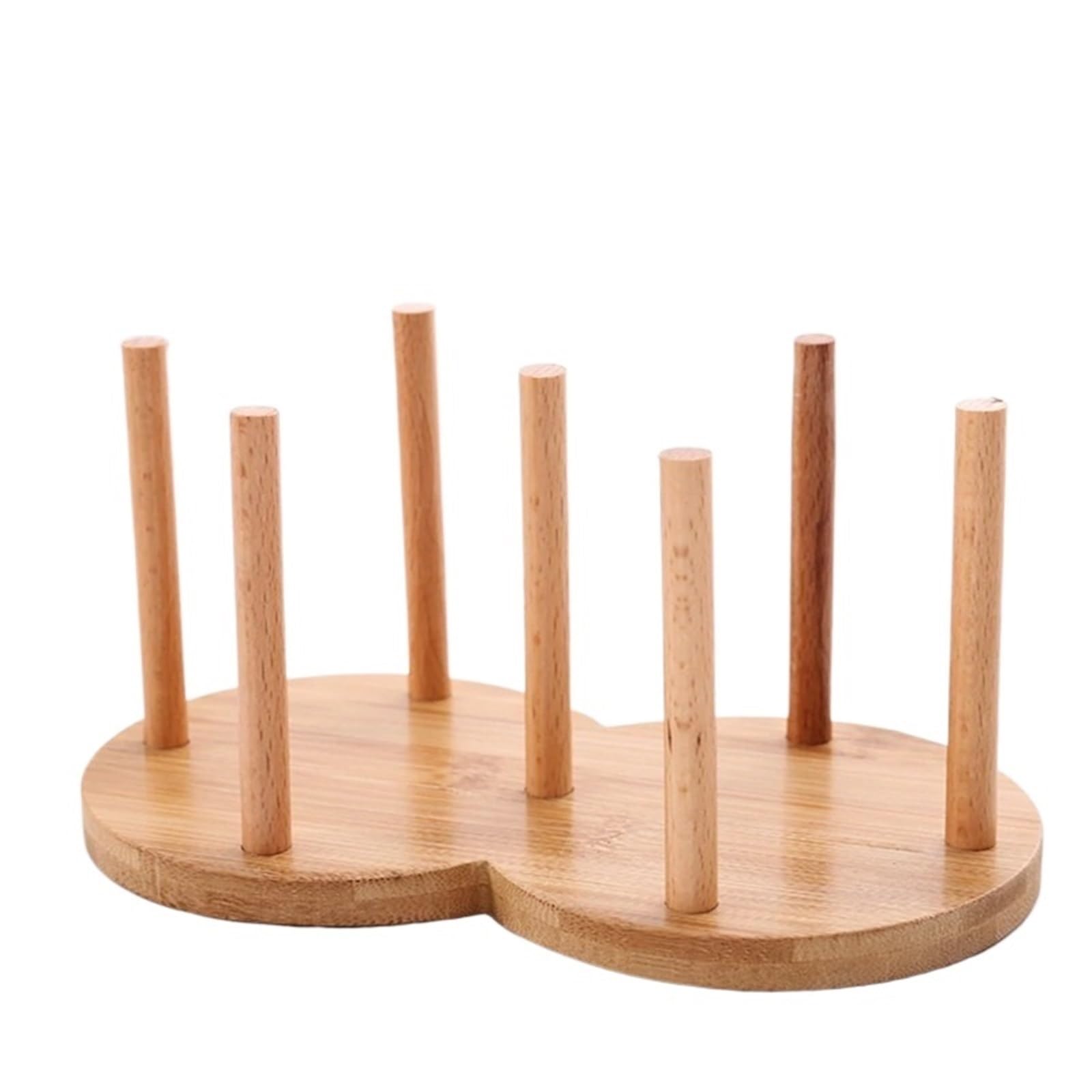Itrhjtgp Double Cup Organiser Paper Cup Storage Rack Wooden Guest Sorting Embedded Holder Household Picker For Countertop(Double)