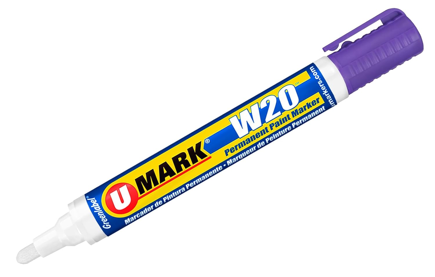 U-Mark W20 Water Based Paint Marker Red (Pack of 12) 10854