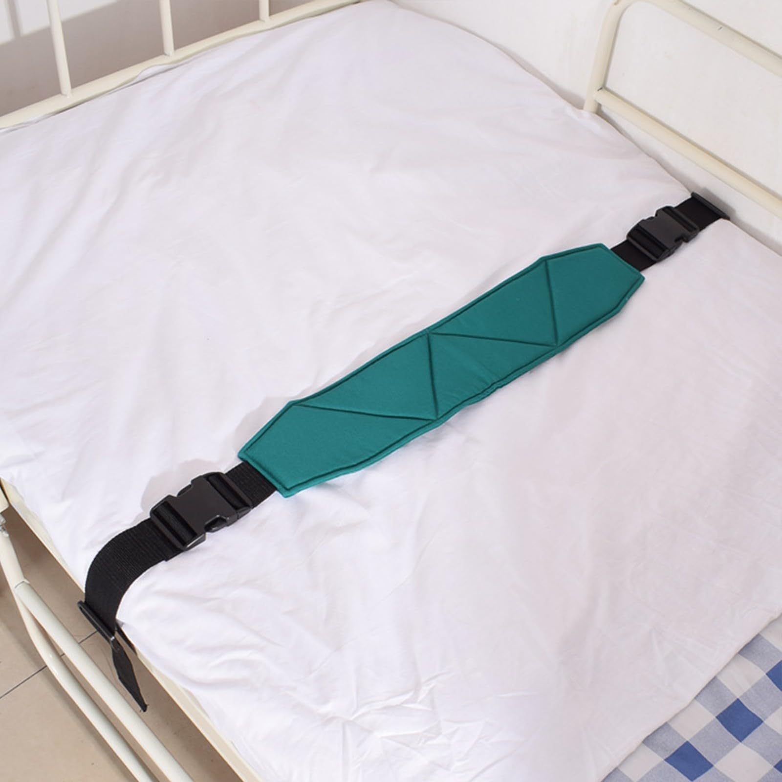 Cintura di sicurezza regolabile per pazienti anziani, guardia medica sul comodino per individui costretti a letto e paralizzati