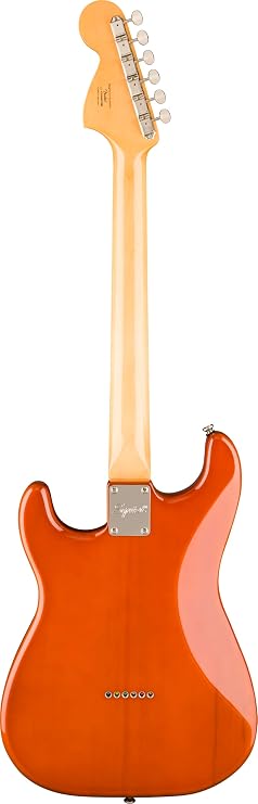 Squier by Fender Classic Vibe '70s Stratocaster HT HSS Guitar, Mocha | Vintage-inspired electric guitar, HSS pickup config, hardtail bridge, beginner to intermediate, 70s Strat style