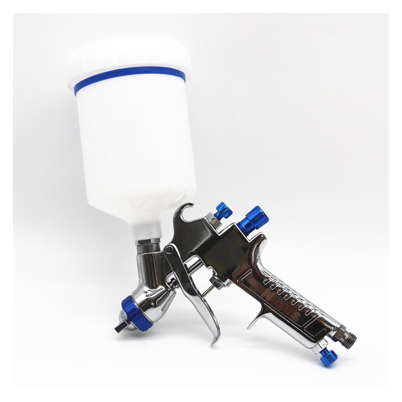 Pistolet de pulvérisation à air pour restaurer vos meubles et carrosseries avec tasse H/O