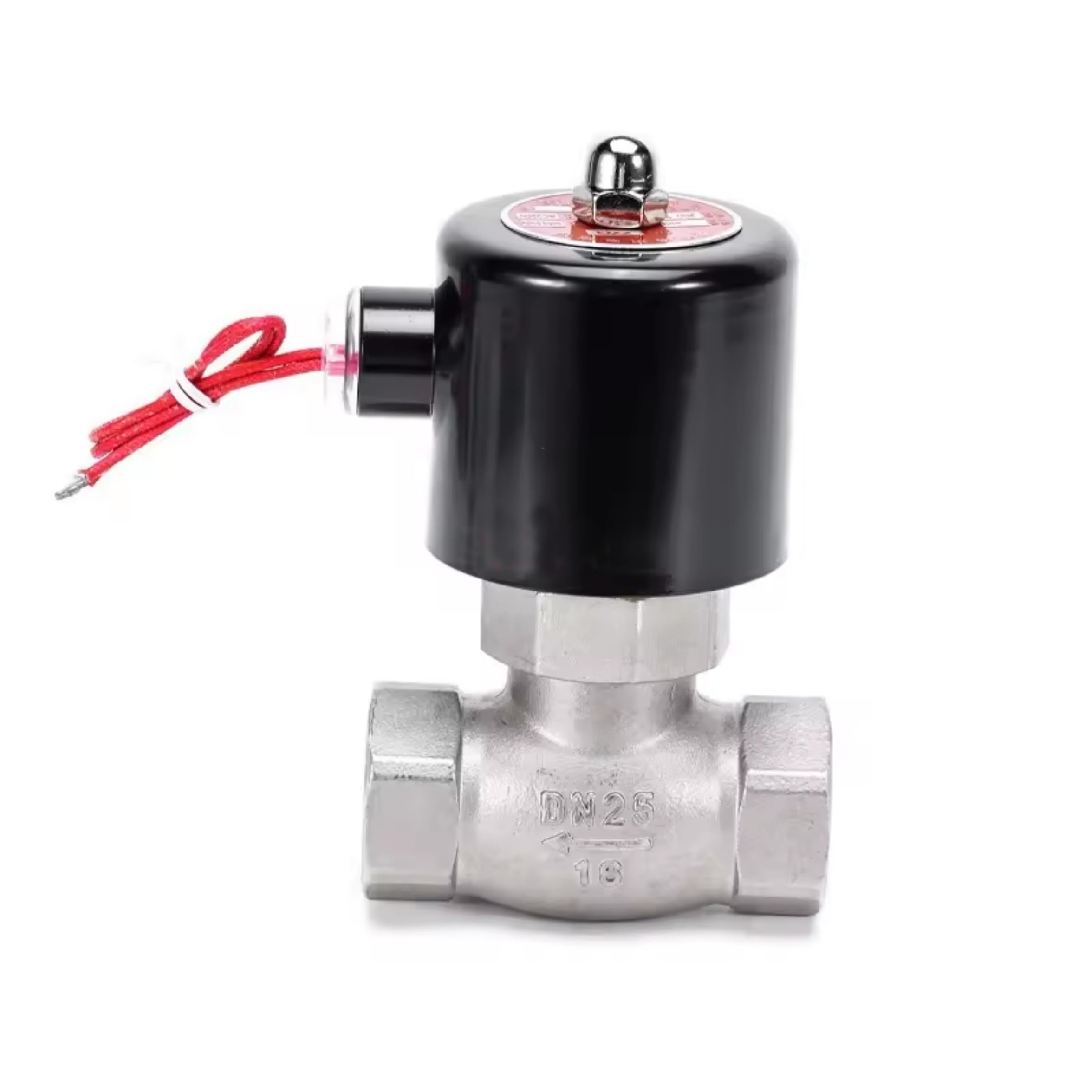 Válvula solenoide de acero inoxidable de 3/4 de pulgada CA 220V de alta resistencia anticorrosión