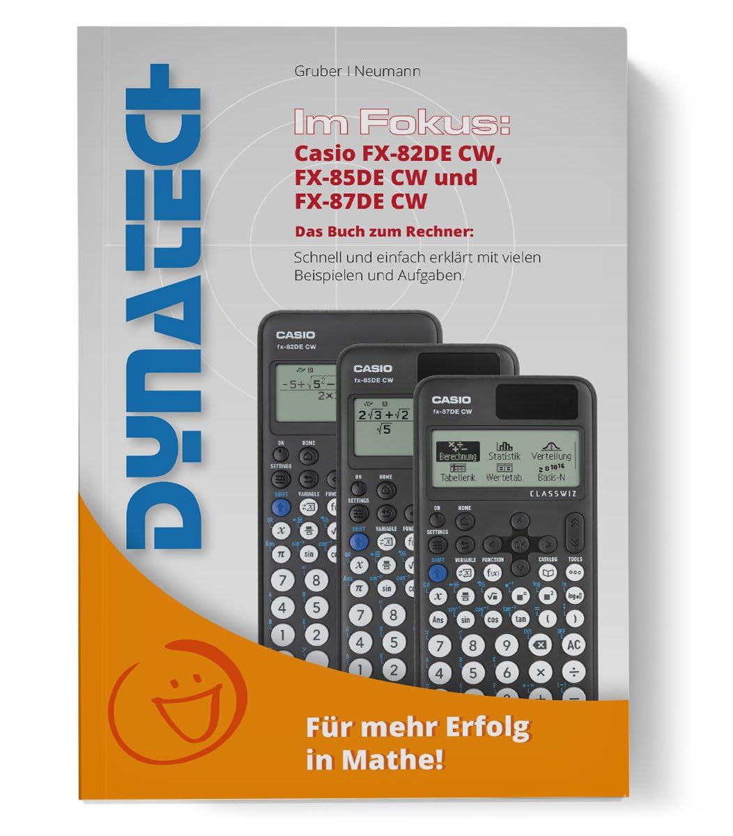 DynaTech Rechner Casio FX-82 DE Schwarz Technisch-Wissenschaftlich