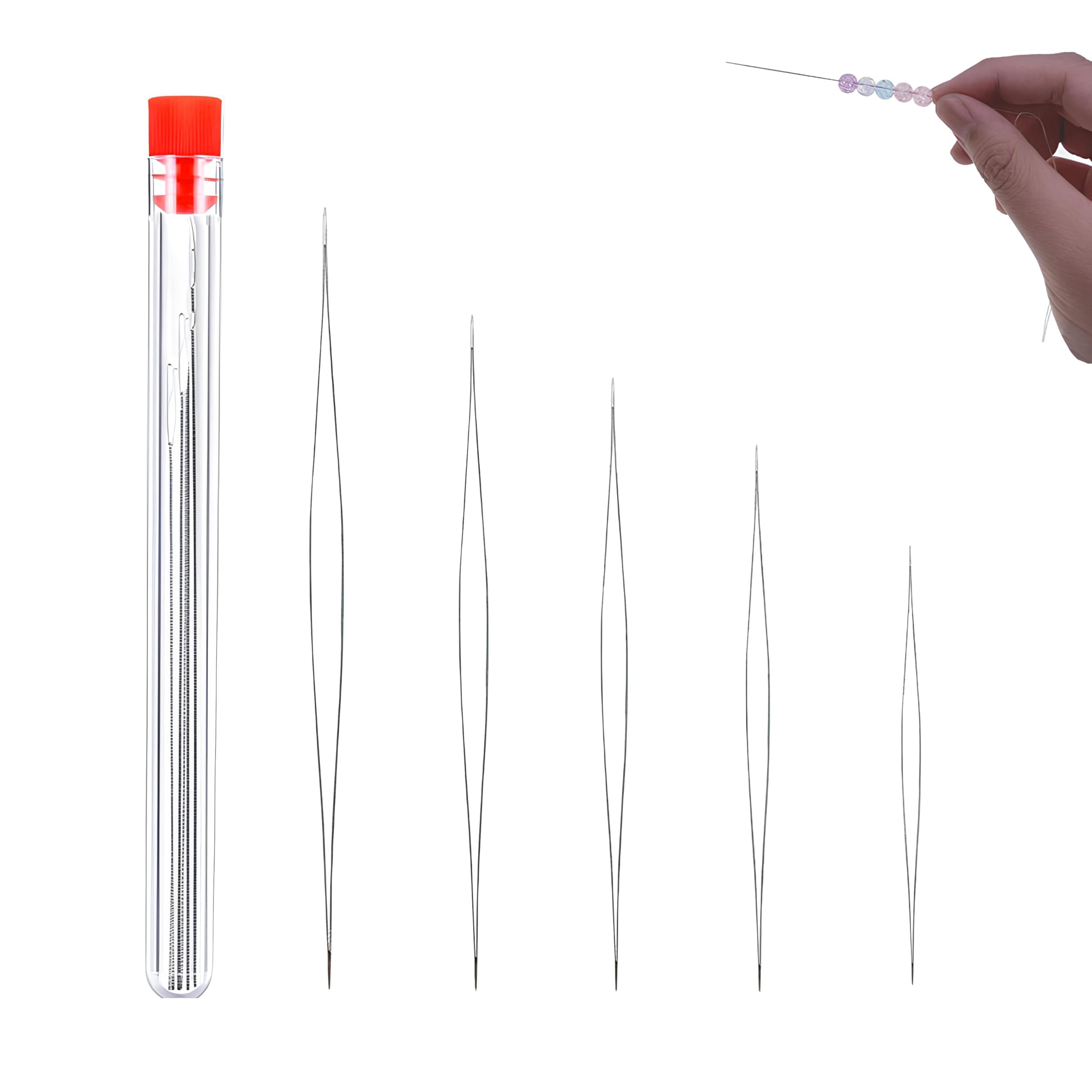 ZXfad 5Pcs Beading Needle(5.8/7.6/10.2/11.5/12.8cm)