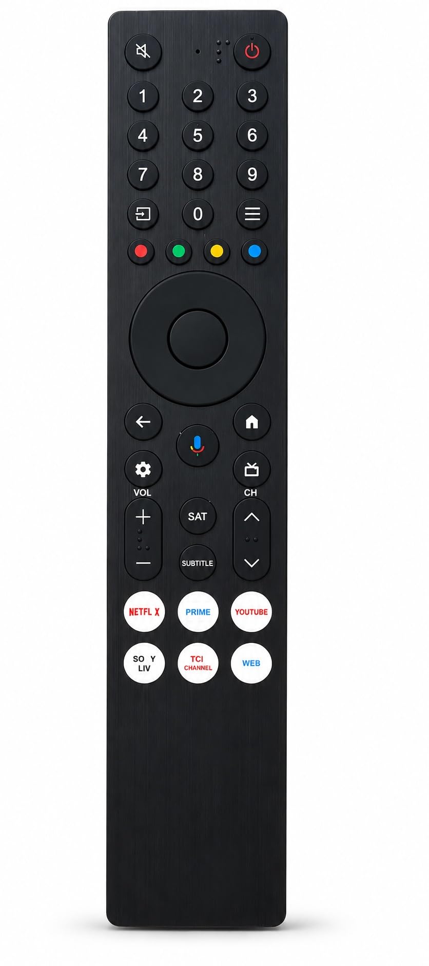TCL TV Remote Compatible with TCL Smart LED Android Google UHD 4K TV Models, RC833A, Replacement Remote Control, LED 470 (Non-Voice Contol Remote)-image-43