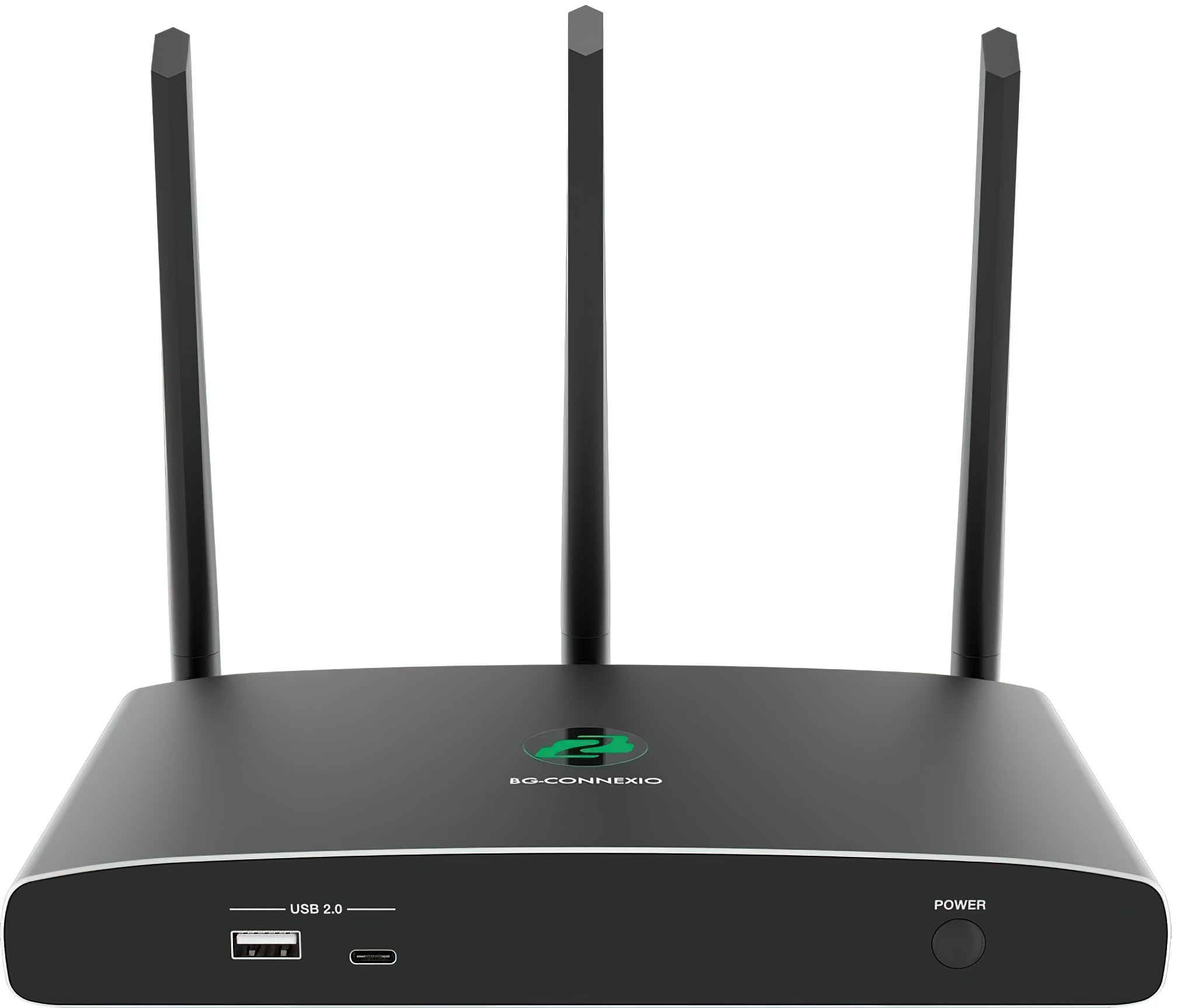 BG-WI-CRB-KIT 4K Wireless Conference Room Presentation Kit; Includes BG-Connexio BYOD Collaboration Switch, and BG-CYCLOPS-4K-B Black Auto Tracking Video Bar