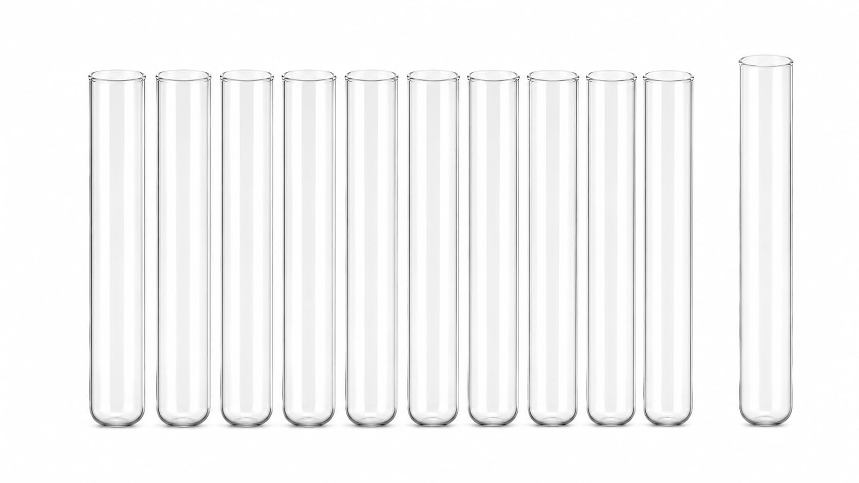 RIA Vial/Plastic Test Tube, (12 X 75 mm) Transparent Polypropylene (PP) 100/pack, Reusable Leak-Resistant Laboratory Vials for Research, Educational & Industrial Use-image-18