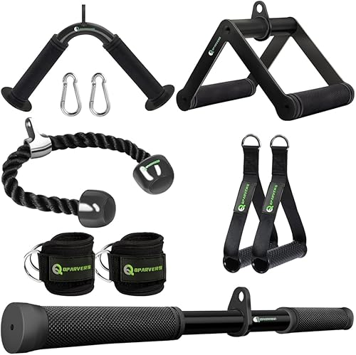 Miniatura 7 de juego de accesorios para máquina de cable, accesorios de jalón LAT, accesorios de máquina de pesas para gimnasio en casa