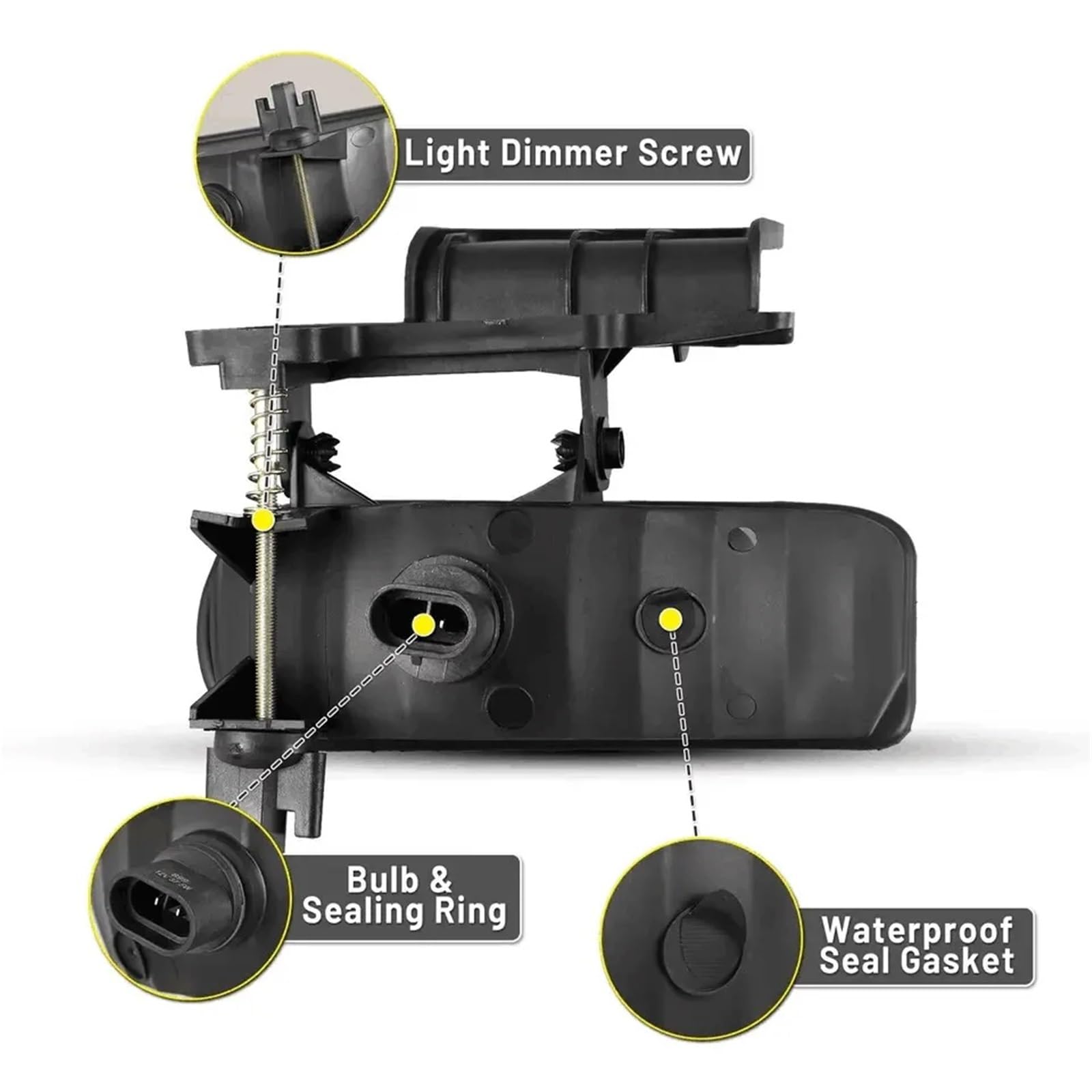 Nebbia Guida Compatibile Con Chevy Per Silverado 3500 2001-2002 Per Suburban 1500 2500 Per Tahoe 2000-2006 Paraurti Fendinebbia Lampade OEM: 10368476 15187249