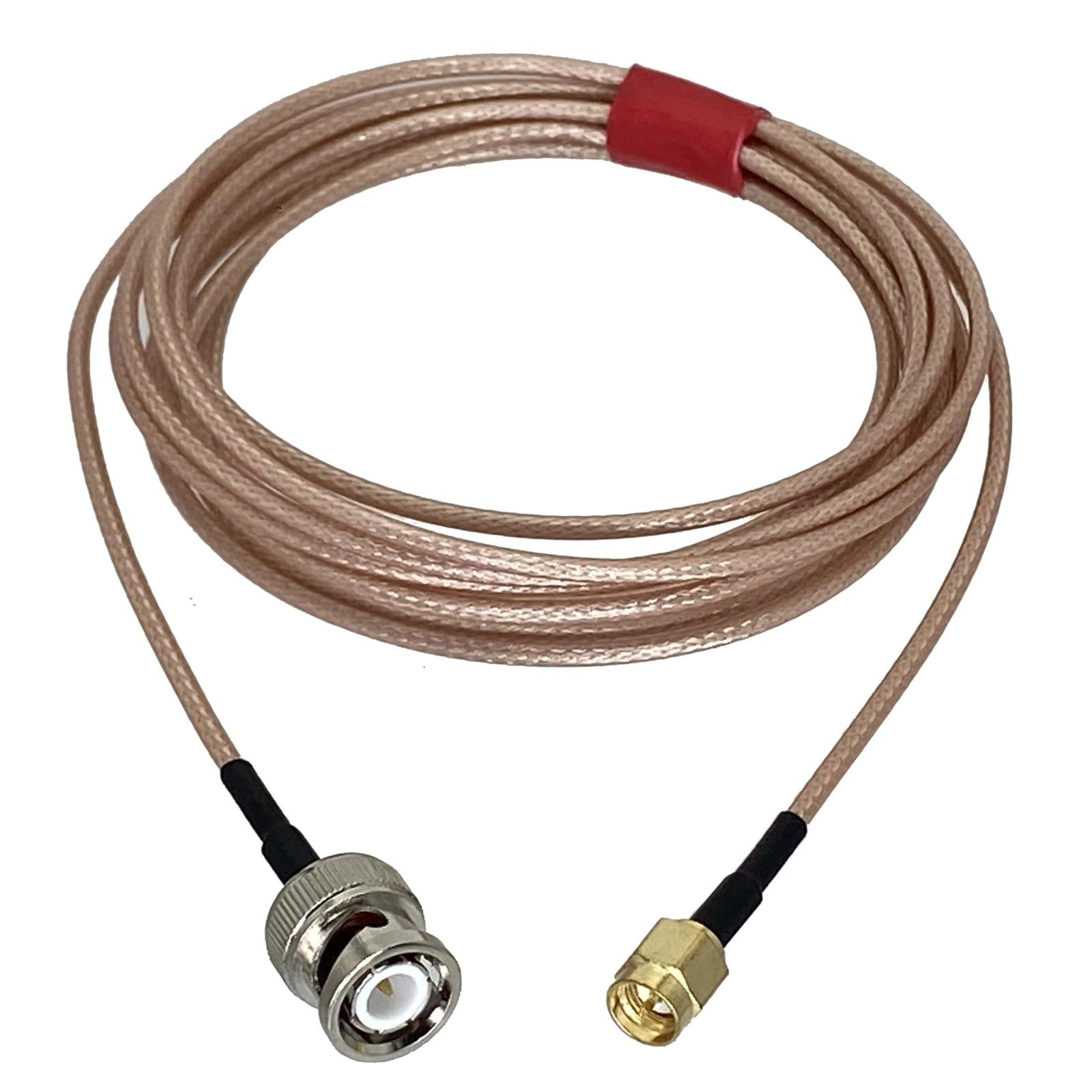 1-10M RG316 kabel BNC wtyczka męska do złącza zaciskowego SMA zacisk przewodu RF Jumper Pigtails proste (8 m)