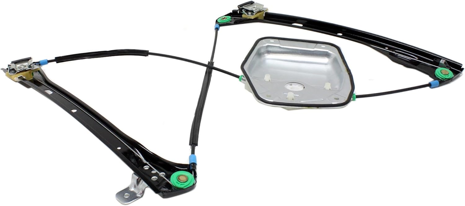 JC Whitney Front Passenger Side Window Regulator Compatible with 2005-2014 Volkswagen Jetta (Sedan 05-10 | Wagon 09-14), For Vehicles with K on the 8th digit of the VIN