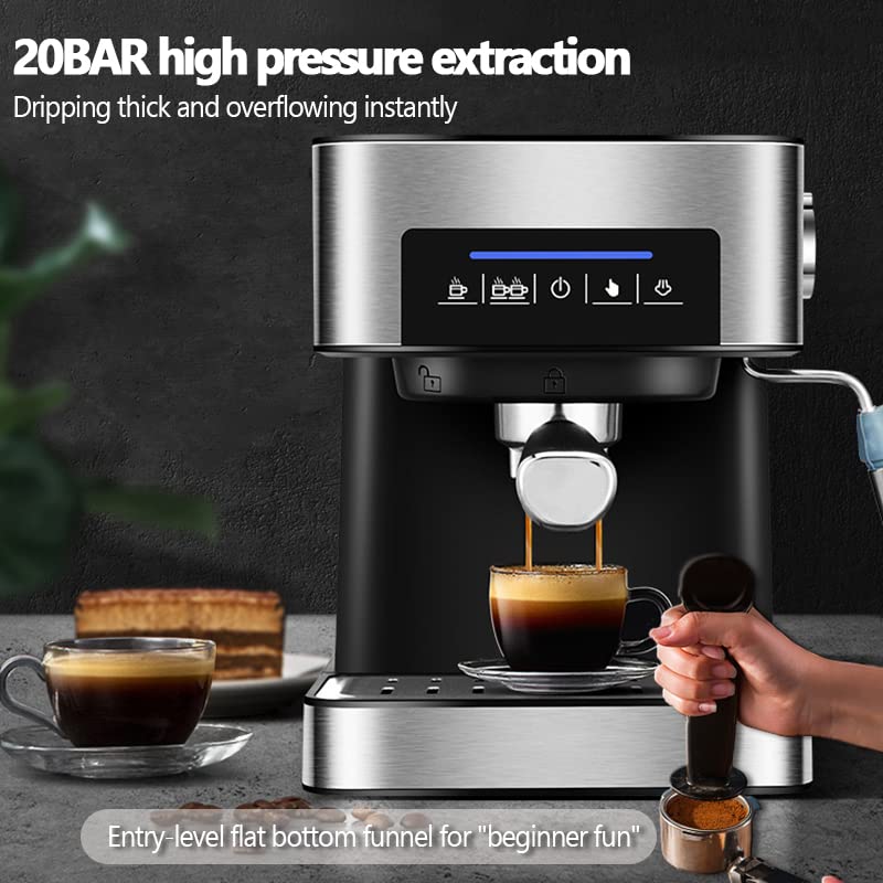 Cafetera Italiana Semiautomática con Espumador de Leche miniatura 3