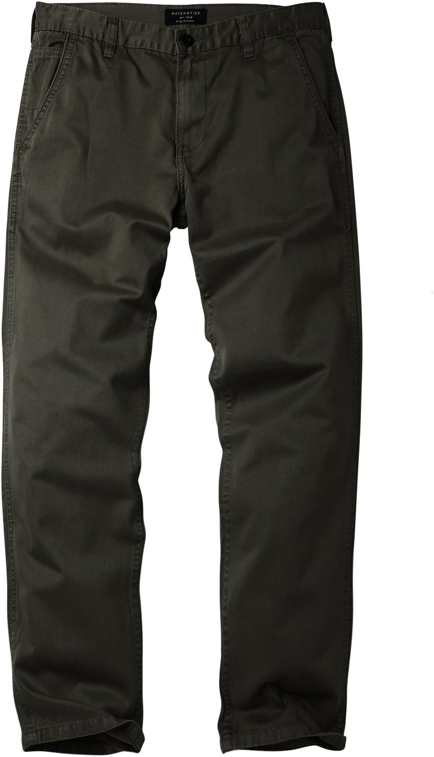 Match Men's Athletic Fit Straight Leg Casual Pants #8036 30 8089 Dark Army Green