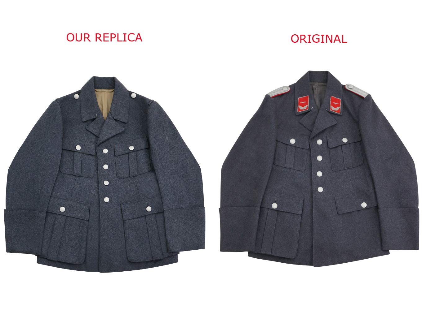ドイツ連邦軍 空軍ジャケット 旧ドイツ空軍軍服M36ぽい紺色制服Lサイズ程度 wip_19020412_4.jpg