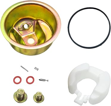 Carburetor Chamber Float Bowl Needle Spring Seal Pin Gasket & Sealing Screw Washers, for Most Carburetor Bowl Chamber Float Pin Gasket Seal Repair for GX120 GX160 GX200 GXV120 GXV140 GXV160 and More