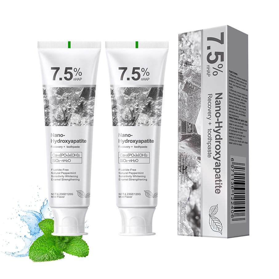 7.5% Hydroxyapatite Toothpaste 2-Pack