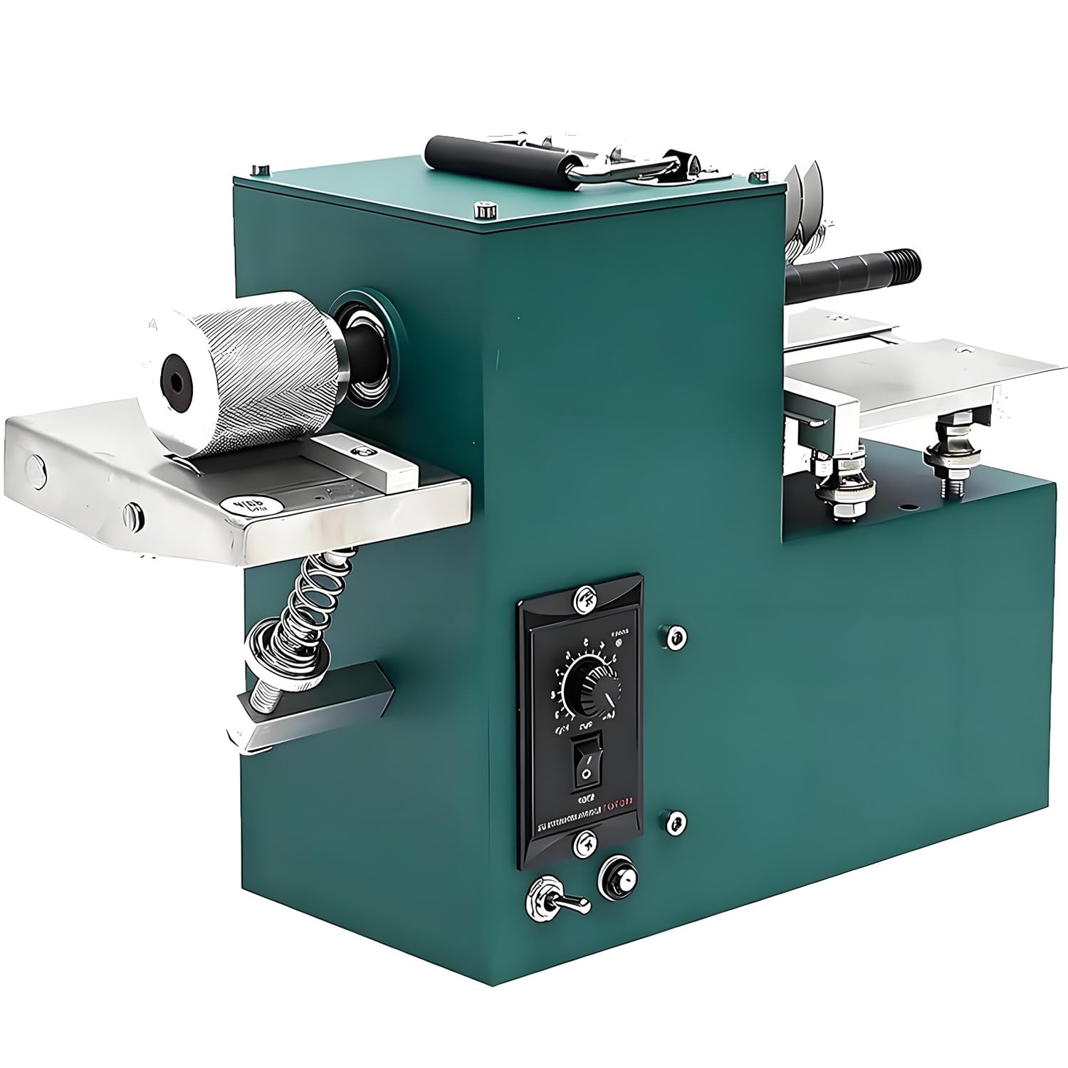 Máquina Cortadora Eléctrica Doble Cabeza,Herramienta Corte Cuero 60w,Ancho Eje Corte 90 Mm,para Proyectos Artesanía Cuero Precisión,Aplicaciones Corte Versátiles