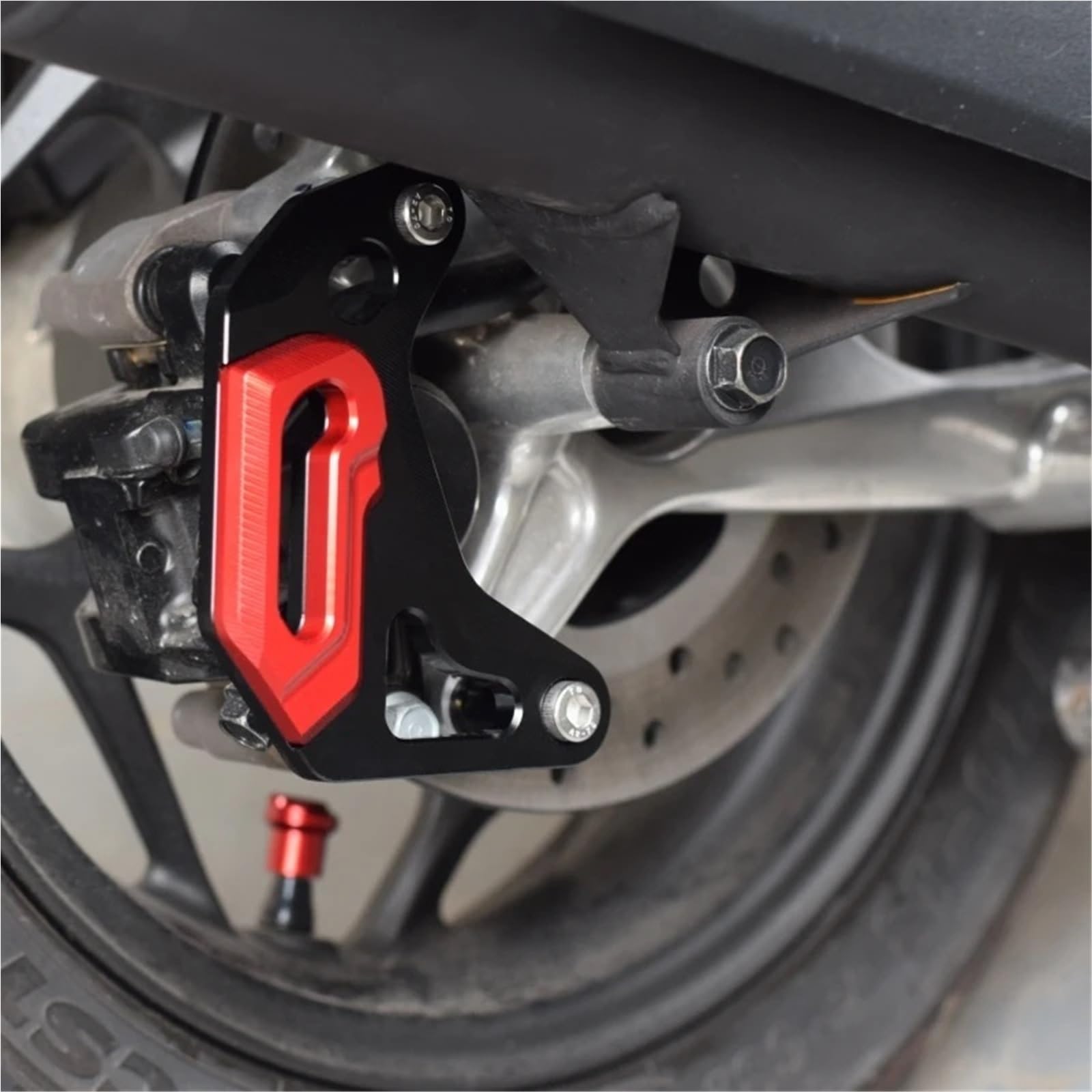 Osłona ochronna hamulca tarczowego Pasuje do Pcx125 Pcx160 Osłona ochronna pompy hamulcowej zacisku hamulcowego Ochronny zacisk hamulcowy Antykolizyjny(Gold-rear Wheel)
