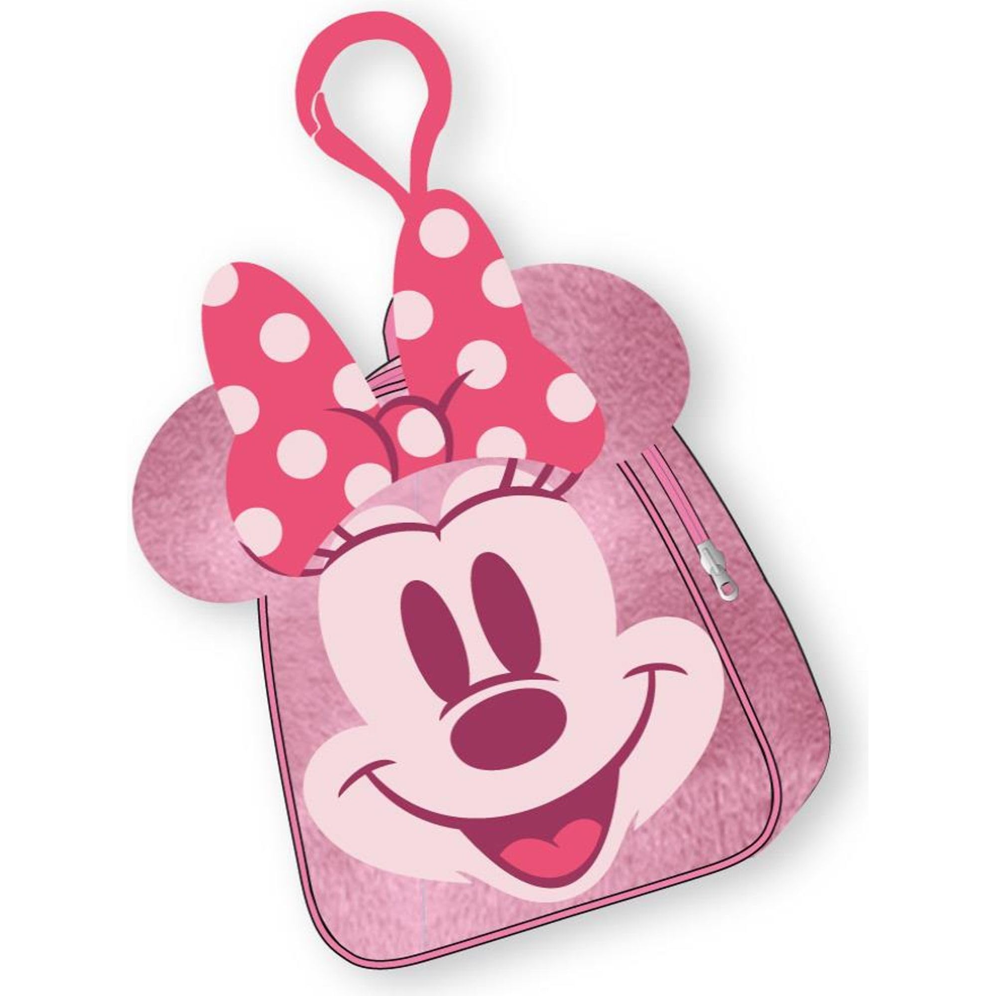 CERDÁ LIFE'S LITTLE MOMENTS Minnie Plush Coin Purse – Soft Children's Purse with Minnie Mouse Design, Secure Zipper and Portable Size to Store Money or Accessories in Disney Style, Minnie, Licence
