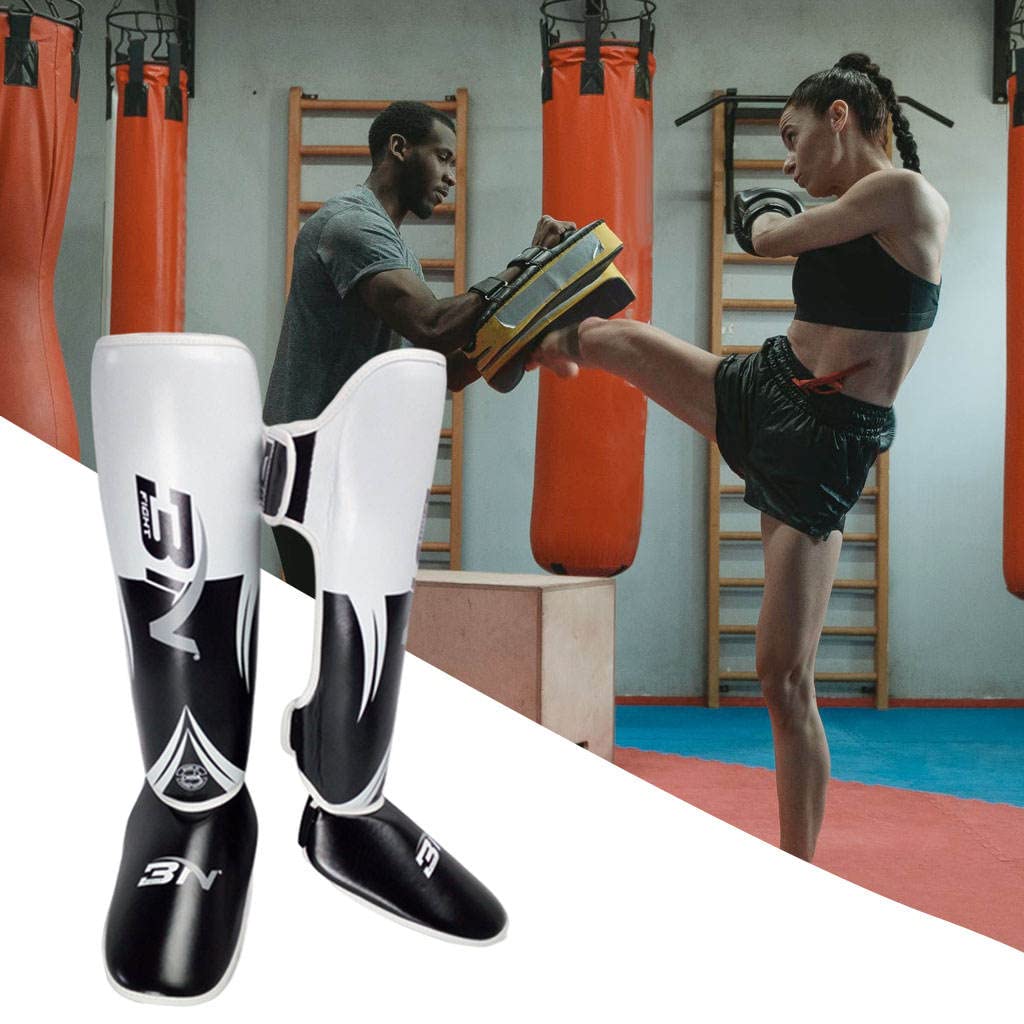 Espinilleras Boxeo Kickboxing Boxeo en Tailandia Thai de Entrenamiento Espinilleras Empeine
