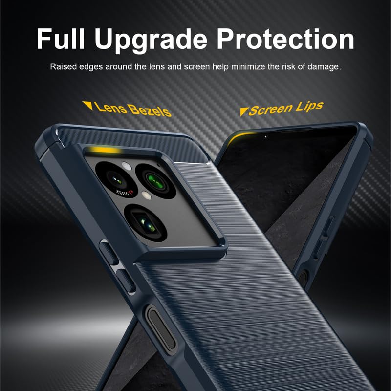 Image of Basic Case for Sony Xperia 1 VIII (Carbon Fibre Blue)