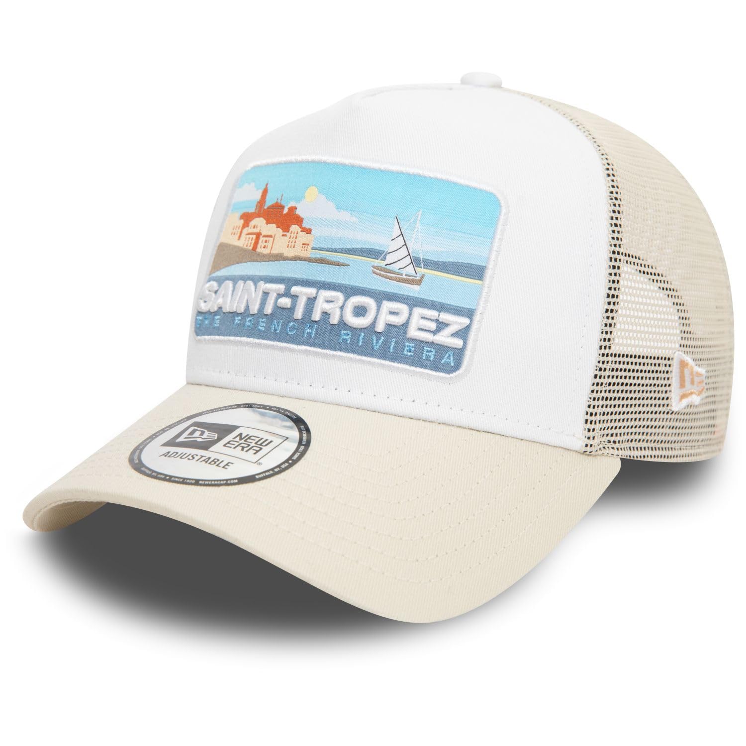 New Era Adult's 9Forty Trucker Summer Baseball Cap Hat Open White