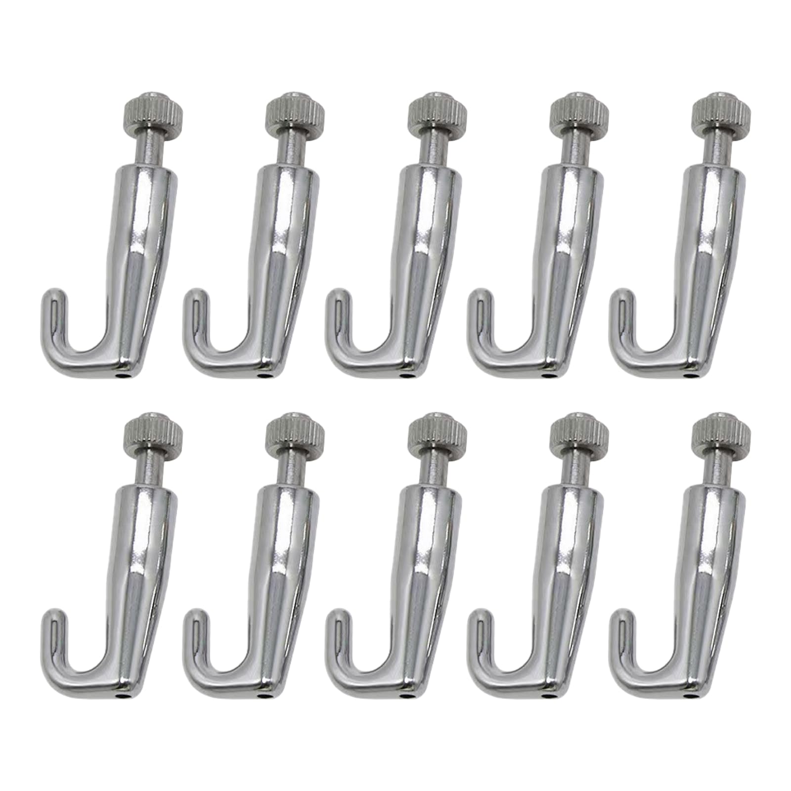 Kalttoy B 10Pcs Picture Hanger Frame Hanging Hardware Self-Gripping Hook Systems For Artwork Wire Rope Metal Hooks Photo Hangers Adjustable Hanging Hooks