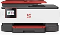 Vista 1 de HP OfficeJet Pro 8035 All-in-One Wireless Printer - Includes 8 Months of Ink, Instant Ink, Works with Alexa - Coral (4KJ65A)