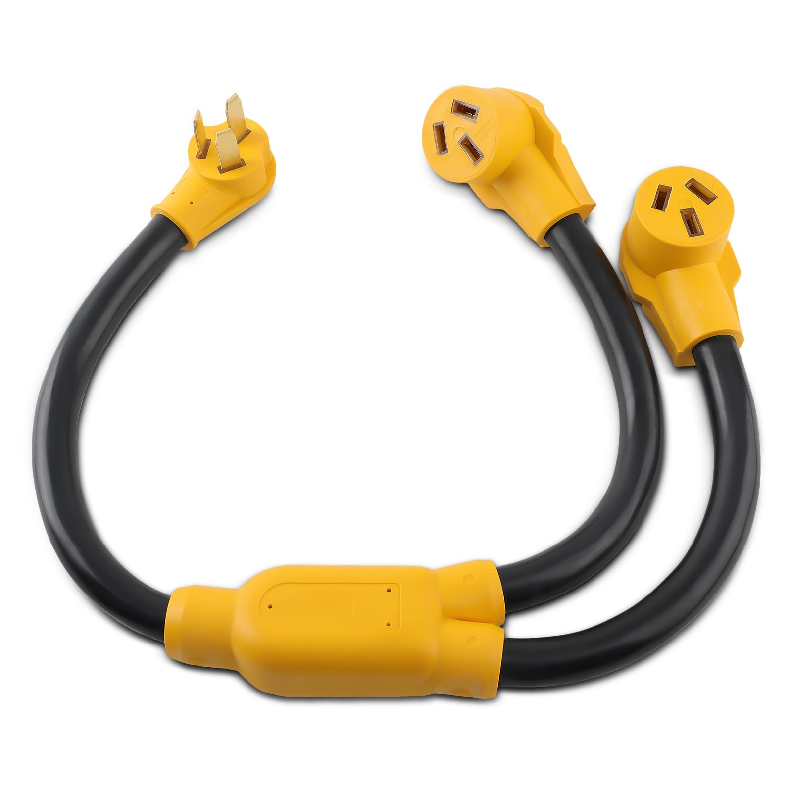 maXpeedingrods 50 Amp Y Splitter NEMA 10-50P to 2X 10-50R, 3-Prong