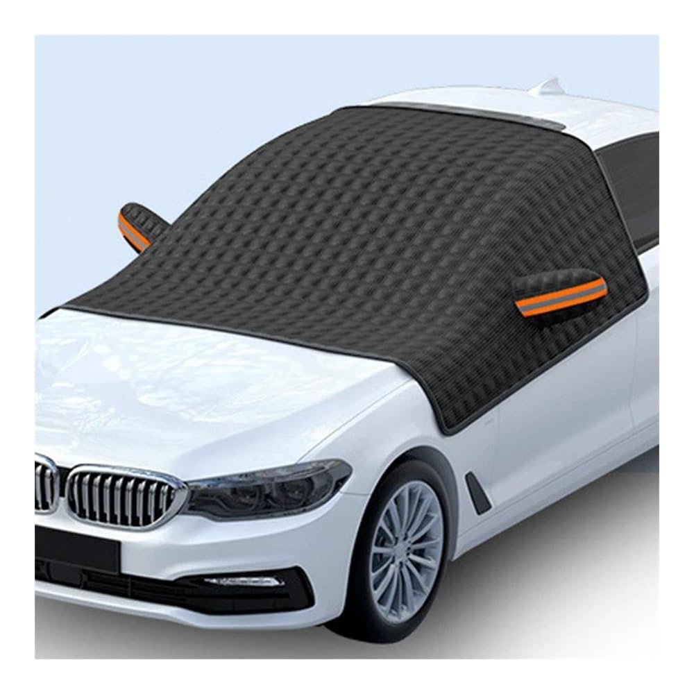 Housse de Protection pour Pare-Brise Demi-Couverture De Voiture Anti-Neige Imperméable Pare-Brise Protection Solaire d'hiver Protection Extérieure pour Véhicule Protection Pare Brise Hiver