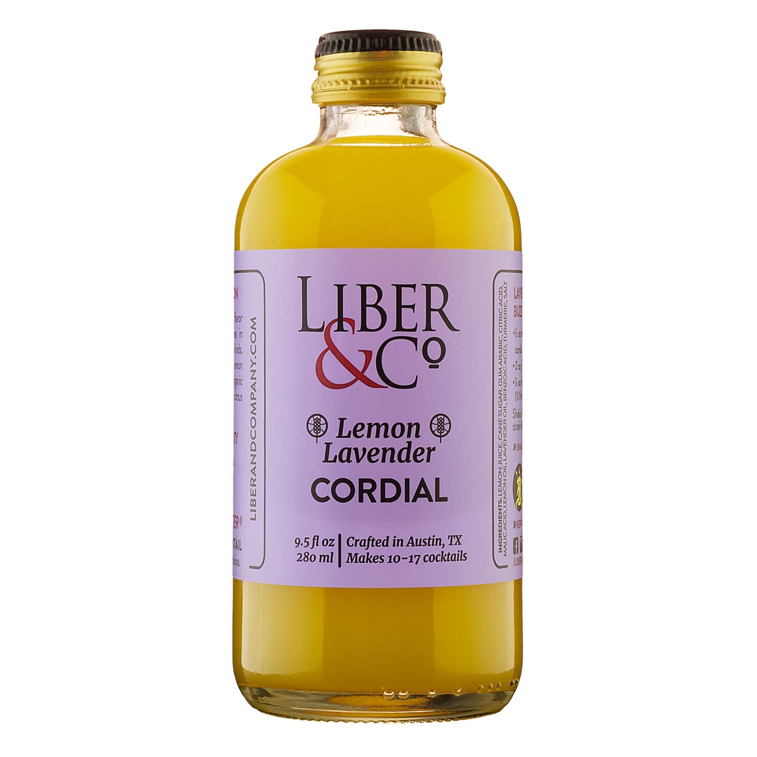 Liber & Co. Lemon Lavender Cordial