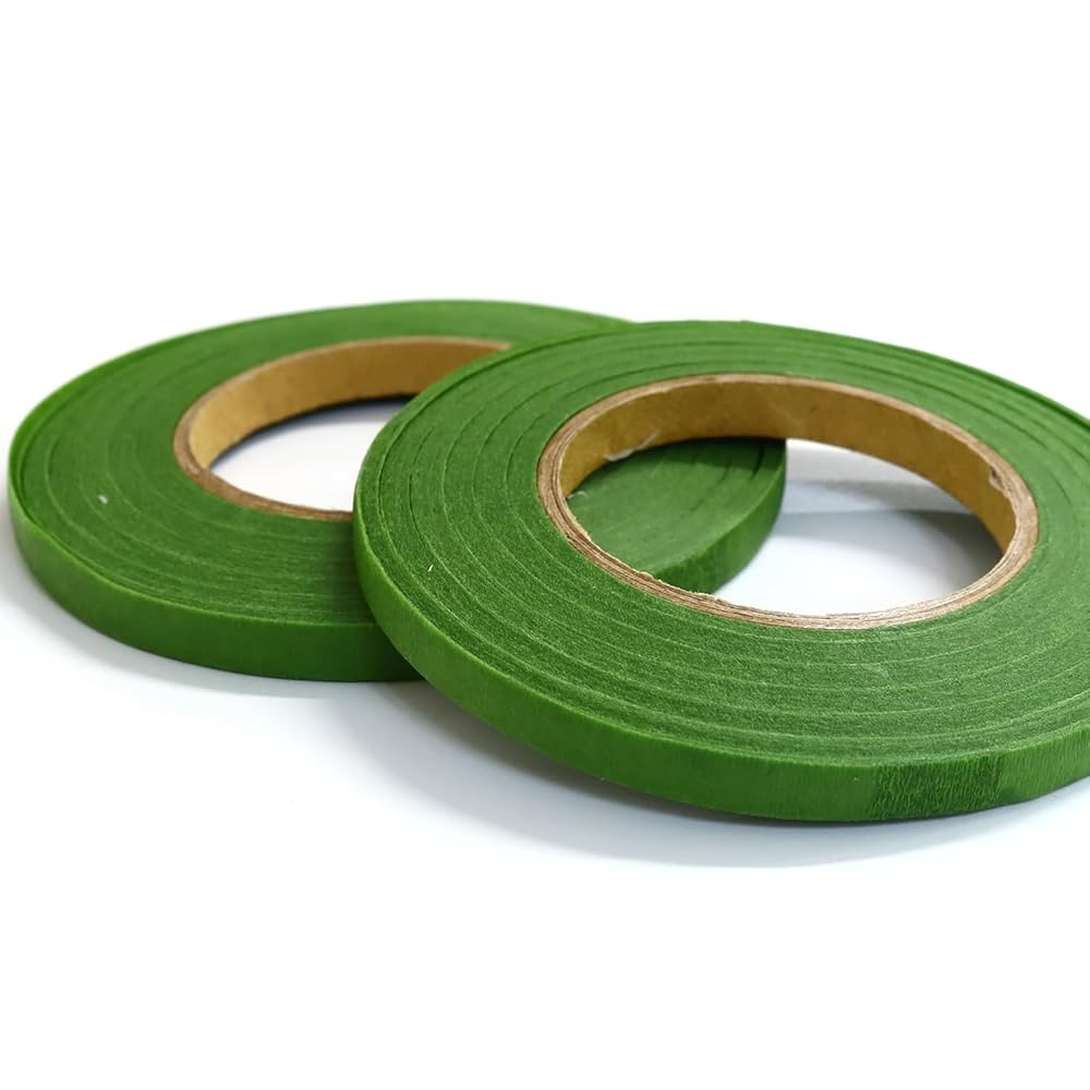緑色 フローラテープ Amazon.co.jp: フローラテープ 6巻入 3種類の緑 造花テープ
