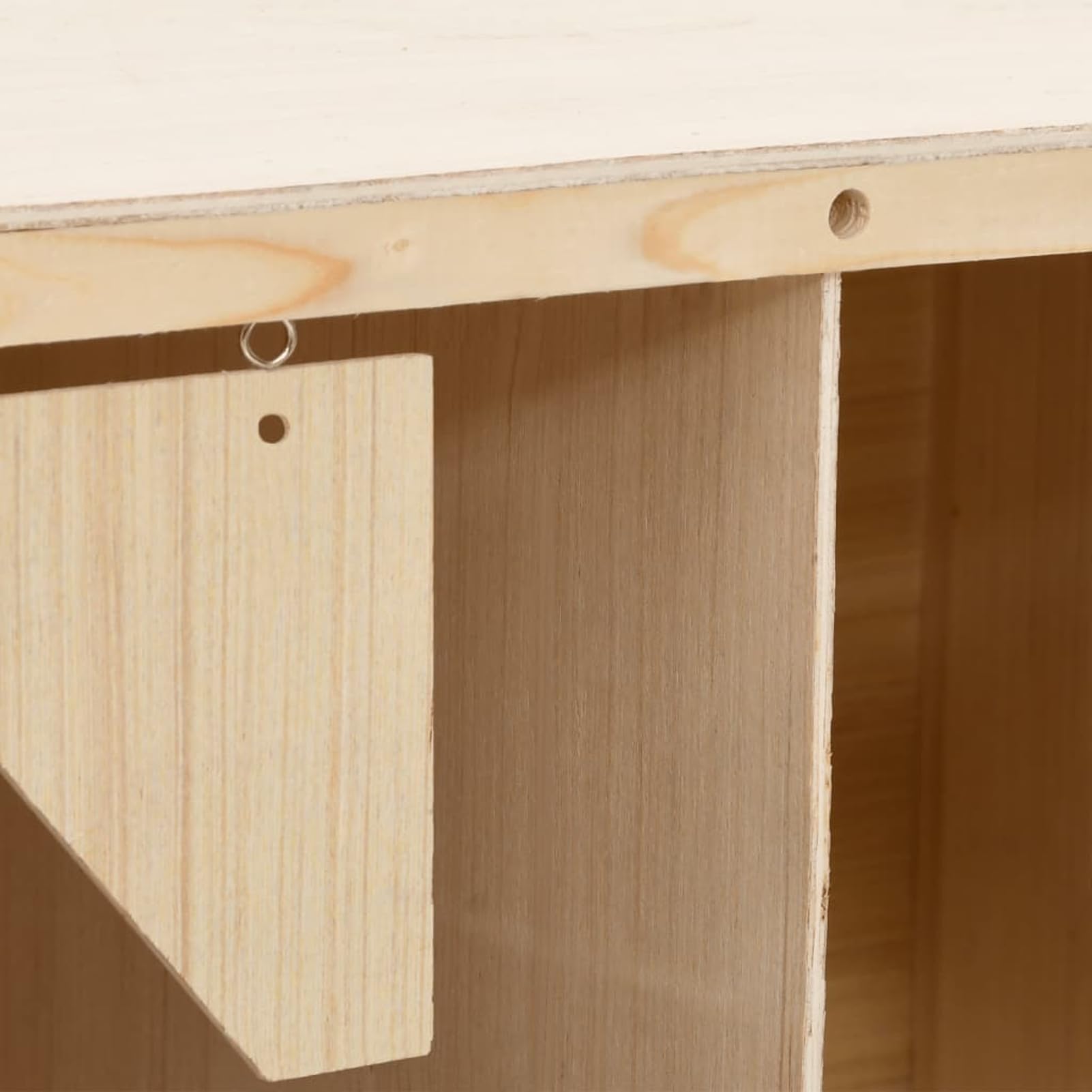 Casetta Cova per Galline 2 Scomparti 63x40x45 cm Legno di Pino,Commercio e industria,Agricoltura,Zootecnia,Incubatrici di uova-170652