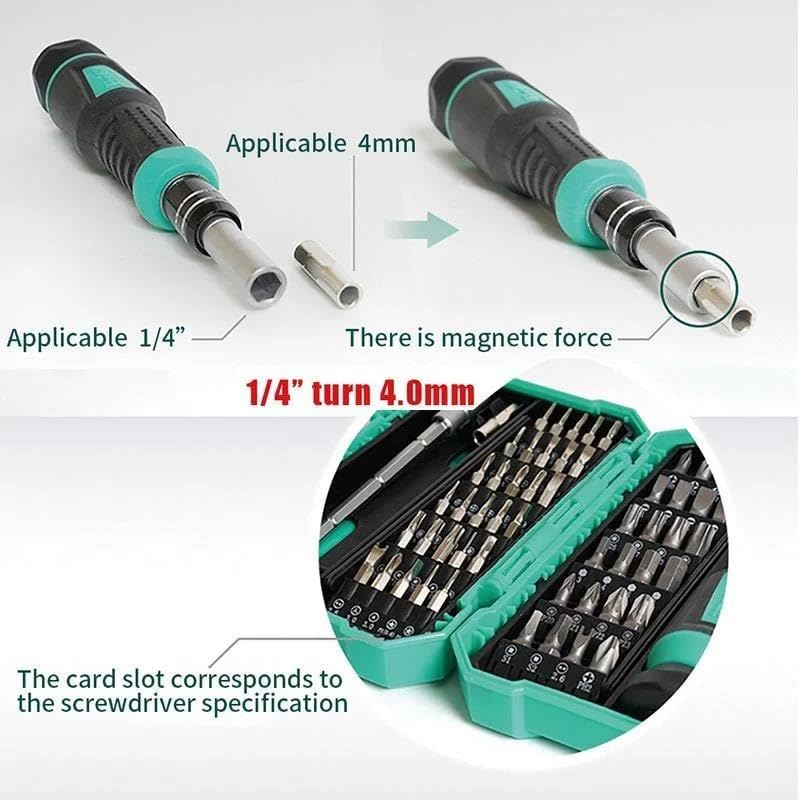 Pro'sKit SD-9857M 57 Parça Hassas Tornavida Seti