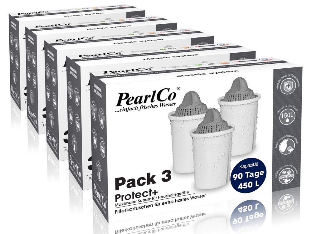 PearlCo Protect+ classic - Para agua dura- Pack 3 filtro de aguas con 1 cartuccia filtrante Universal classic - adatto per Brita Classic — view 13