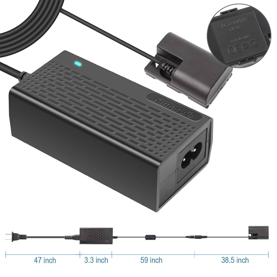 Amazon.com : Kimaru ACK-E6 DR-E6 DC Coupler LP-E6 LP-E6N