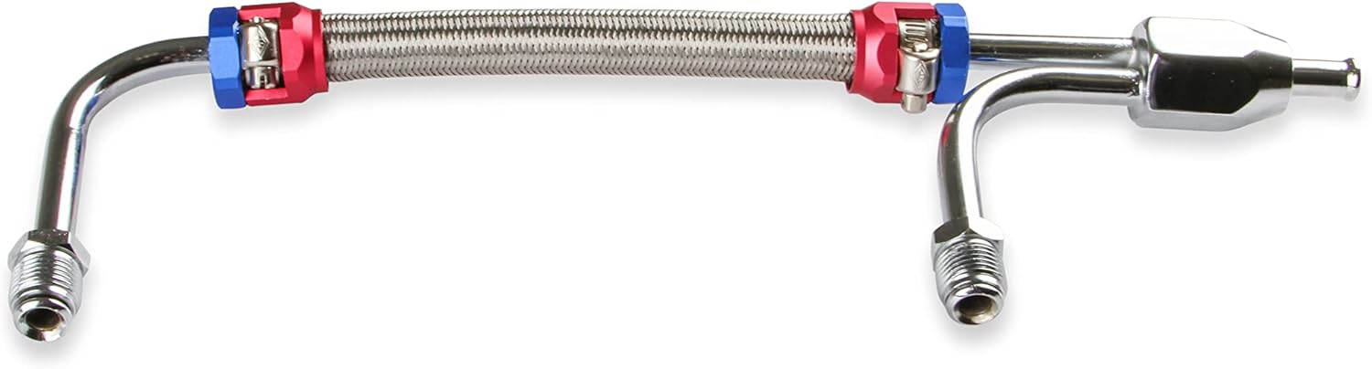 Mr. Gasket Fuel Line, Adjustable Holley W/Gauge, 0.125 in. NPT