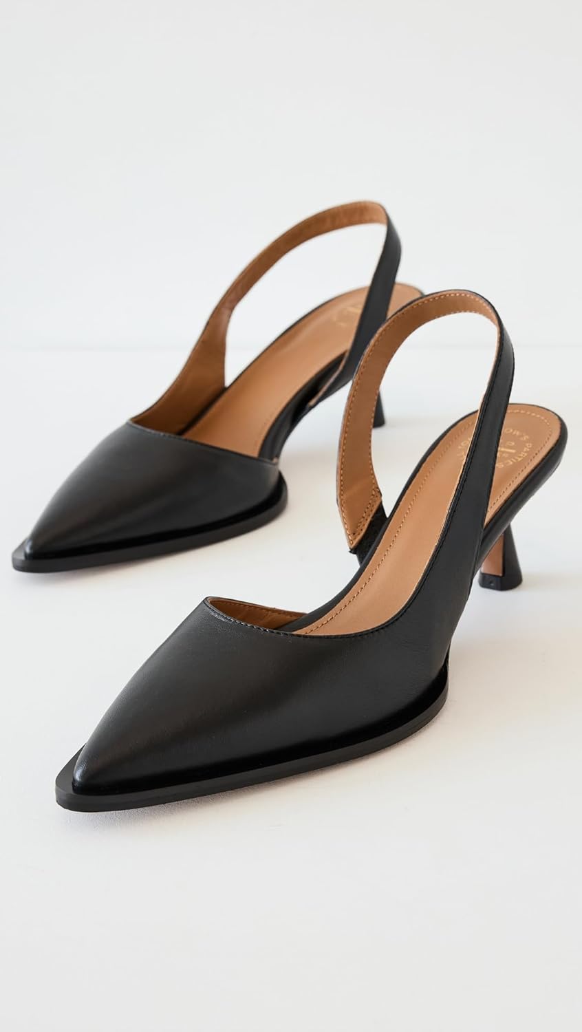 ATP Atelier Women's Desana Black Nappa Slingbacks - Image 4