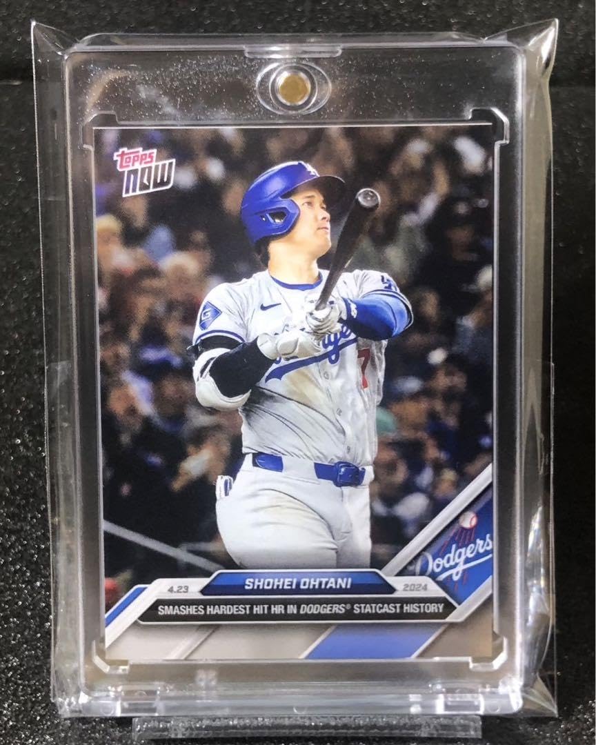Amazon.co.jp: 大谷翔平 topps Nowドジャース最速6号ホームラン 限定 