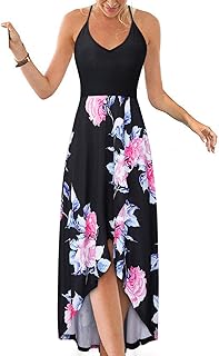 Women's V Neck Sleeveless Casual Summer Sundresses...