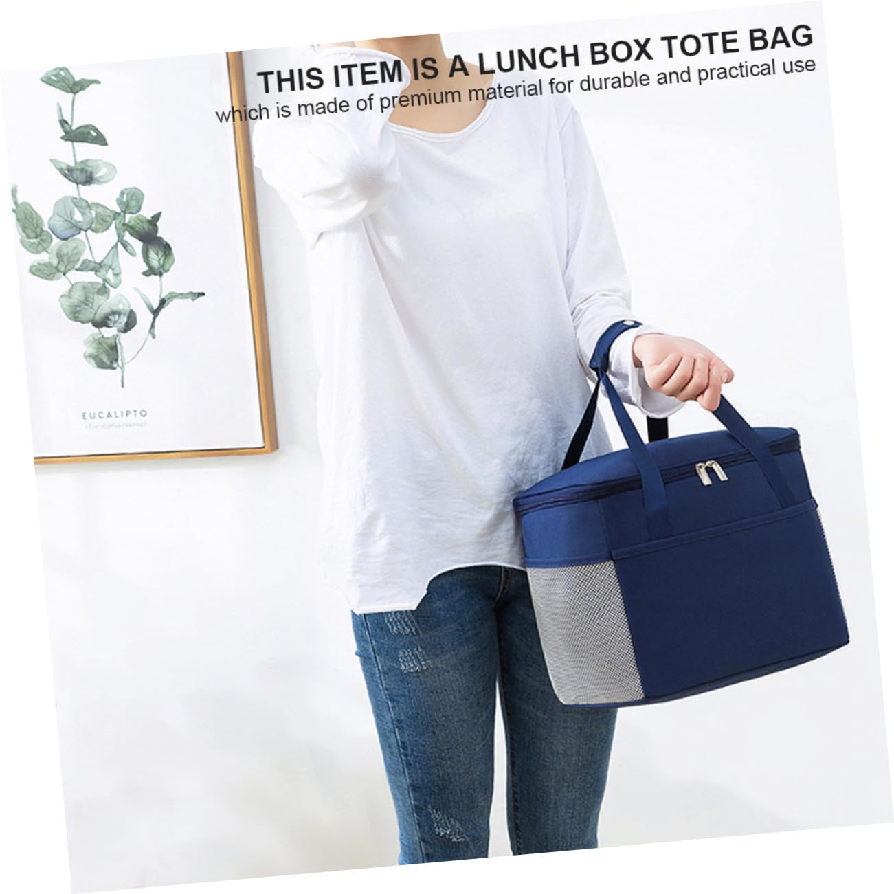 Isolierte Oxford Stoff Lunchbox mit Großem Fassungsvermögen für Picknick und Schule