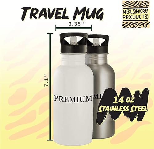Miniatura 3 de Molandra Products Of Course I'm Right! I'm A Vier! - 20oz Stainless Steel Water Bottle, Silver