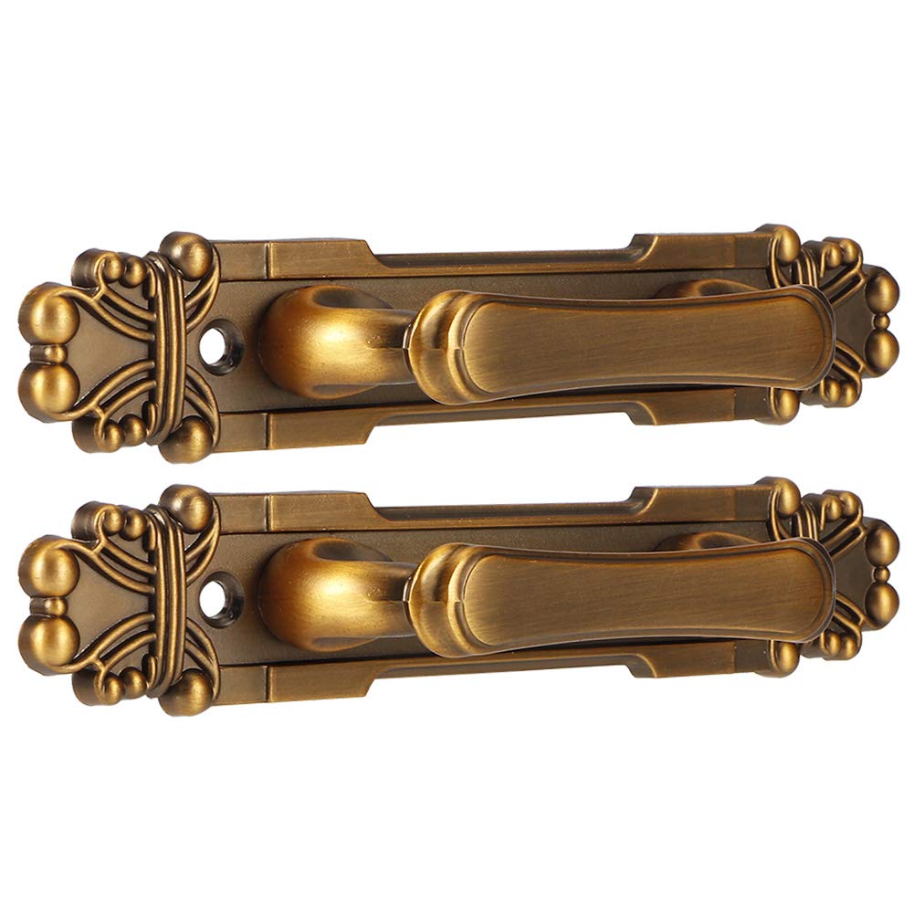 Dioche European Door Handles, 2Pcs Door Pull Handle, European Antique Zinc Alloy Door Pull Handle Cabinet Hardware Accessory - Image 4