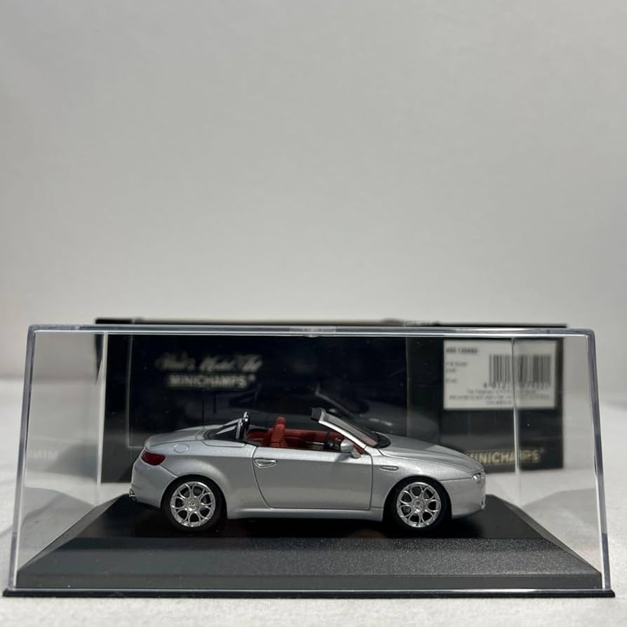 Amazon | MINICHAMPS 1/43 Alfa Spider 2006 Silver