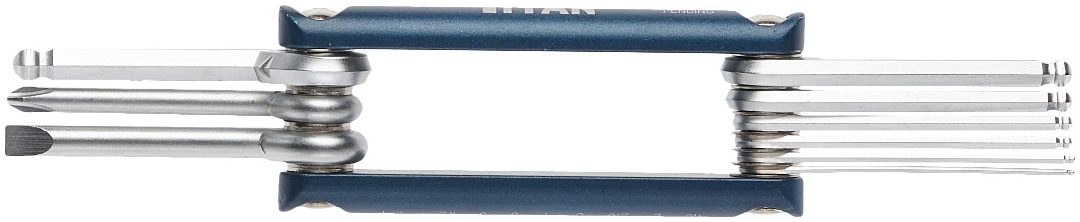Titan Tools - Ball Hex Key Set Metric Blue (12705)