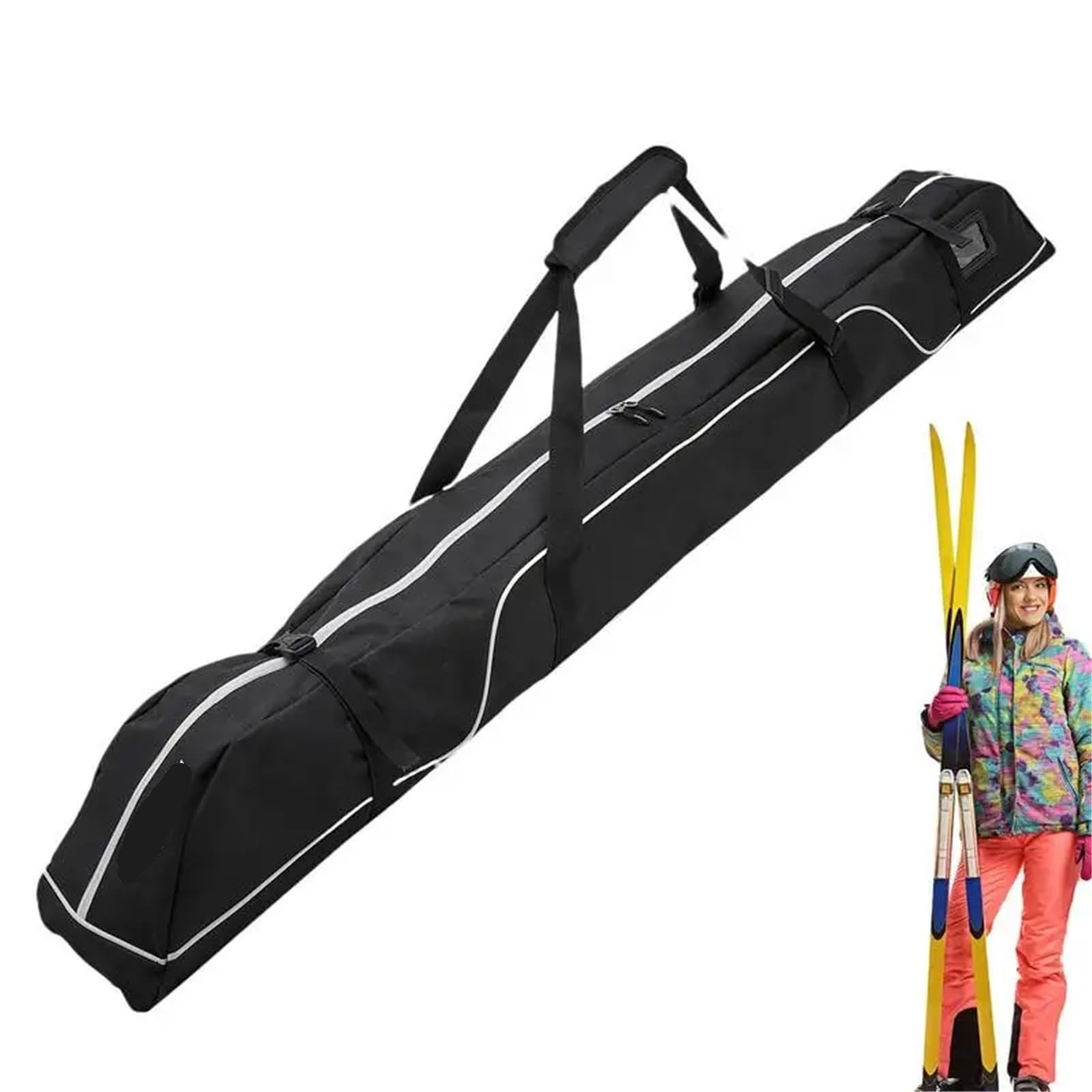 Skateboard Tragetasche Tasche Snowboardtasche Skitasche 192 cm 172 mit Griff Oxford-Stoff Aufbewahrungstaschen for Skizubehör