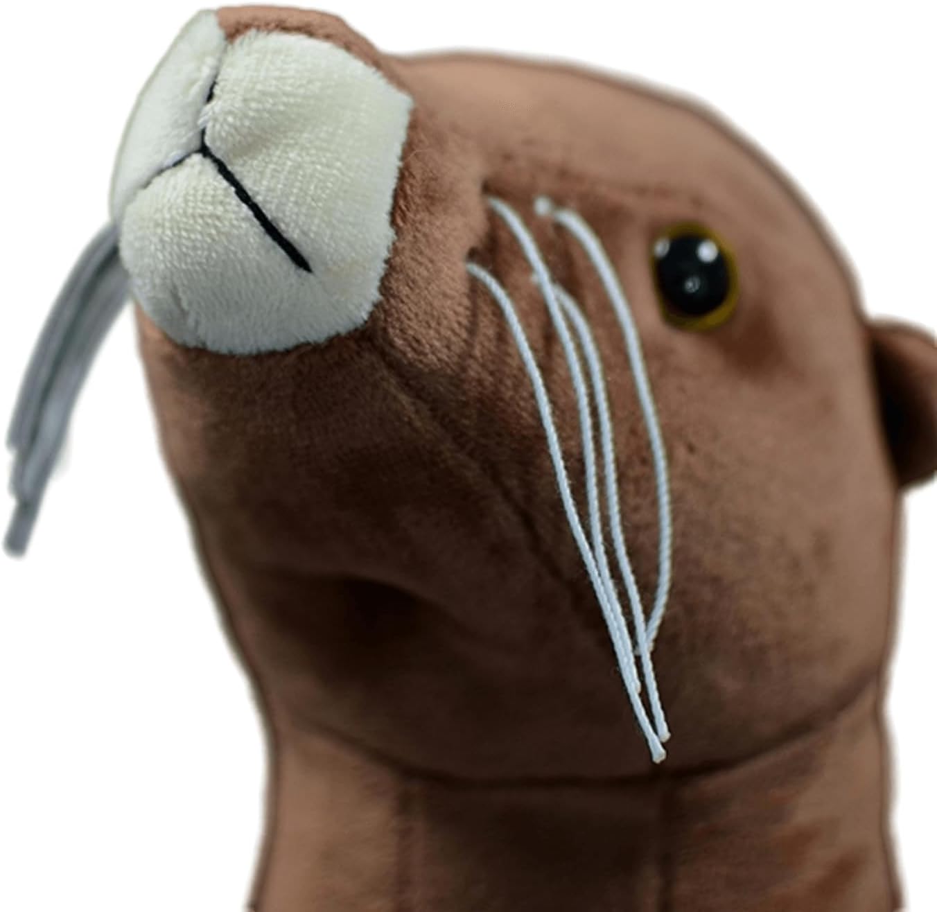 FRANKIEZHOU Sea Lion Plush Toy Stuffed Animal-Brown 9.45"