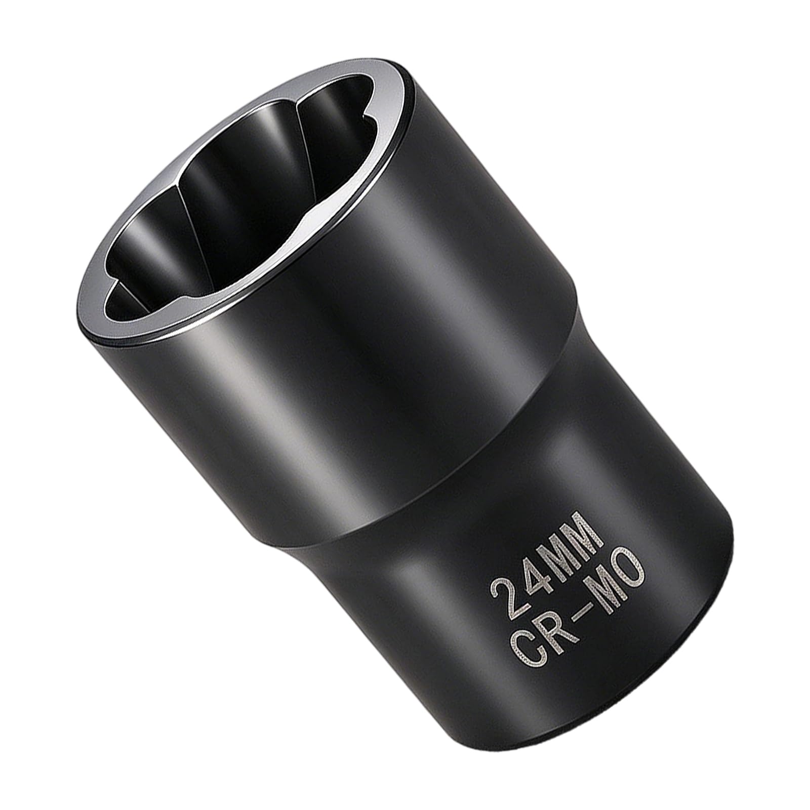 Aqvjd 24Mm Professional High Strength Nut Extractor For Seized And Damaged Nut Antislip Grip Design 1 / 2Inch Interfaces Power Drill Extractor