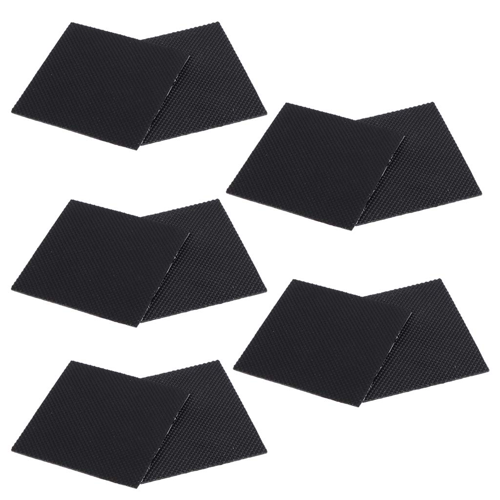 Juego de 10 protectores antideslizantes autoadhesivos para suela de talón de zapato